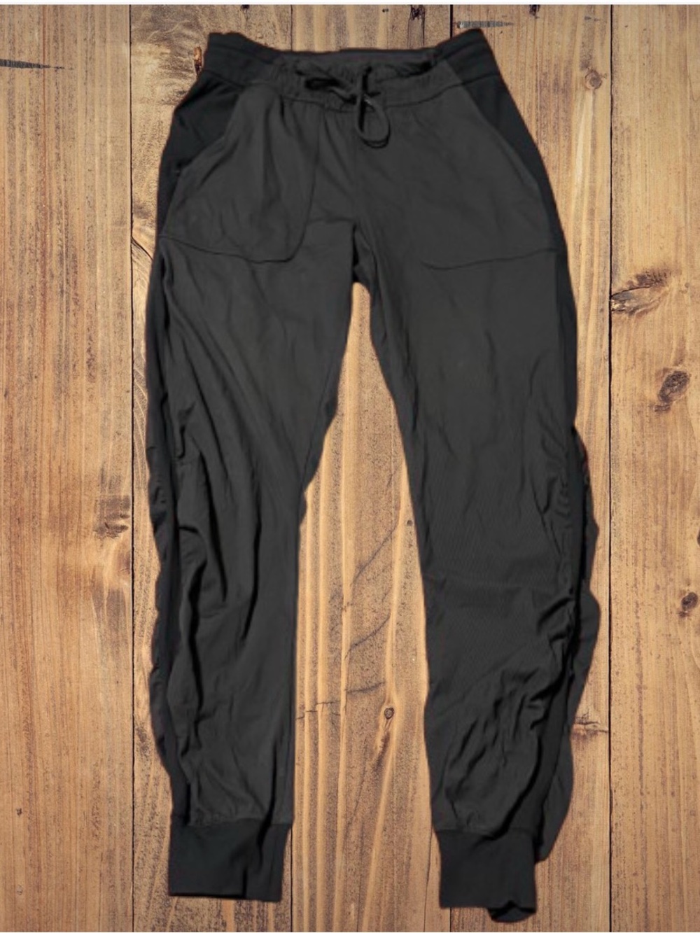 Lululemon Dance Studio Black Athletic Drawstring Jogger Pants 6 30” inseam